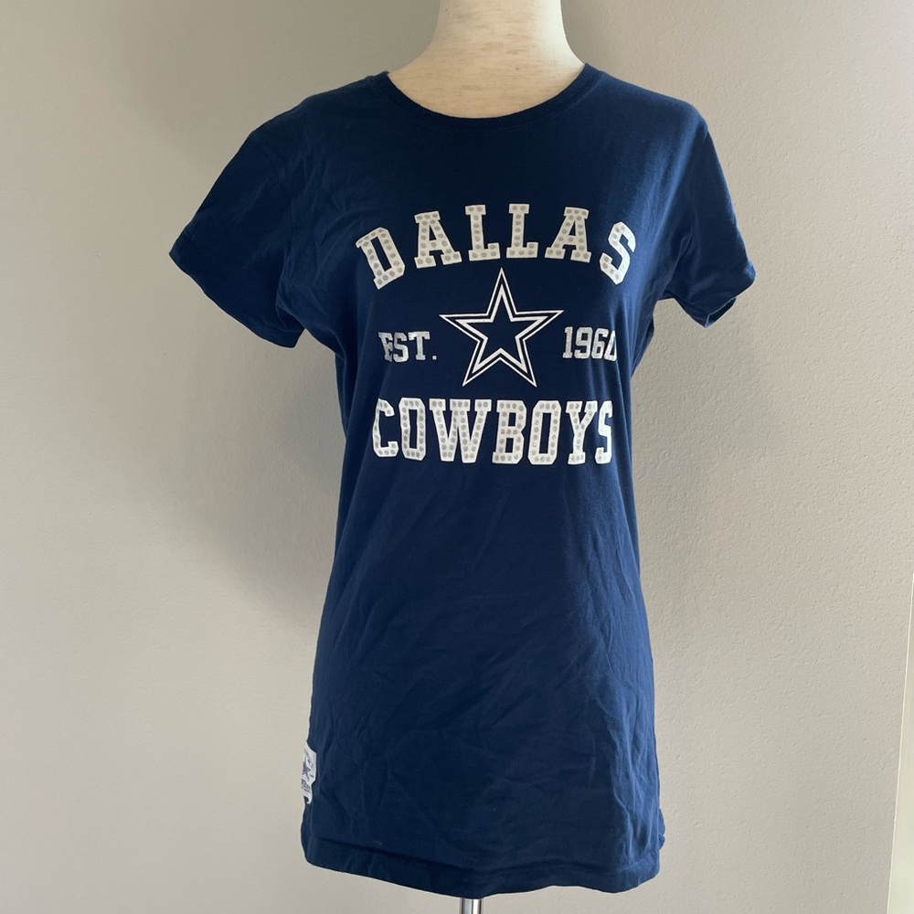 Ladies Dallas Cowboys Glitter Tee